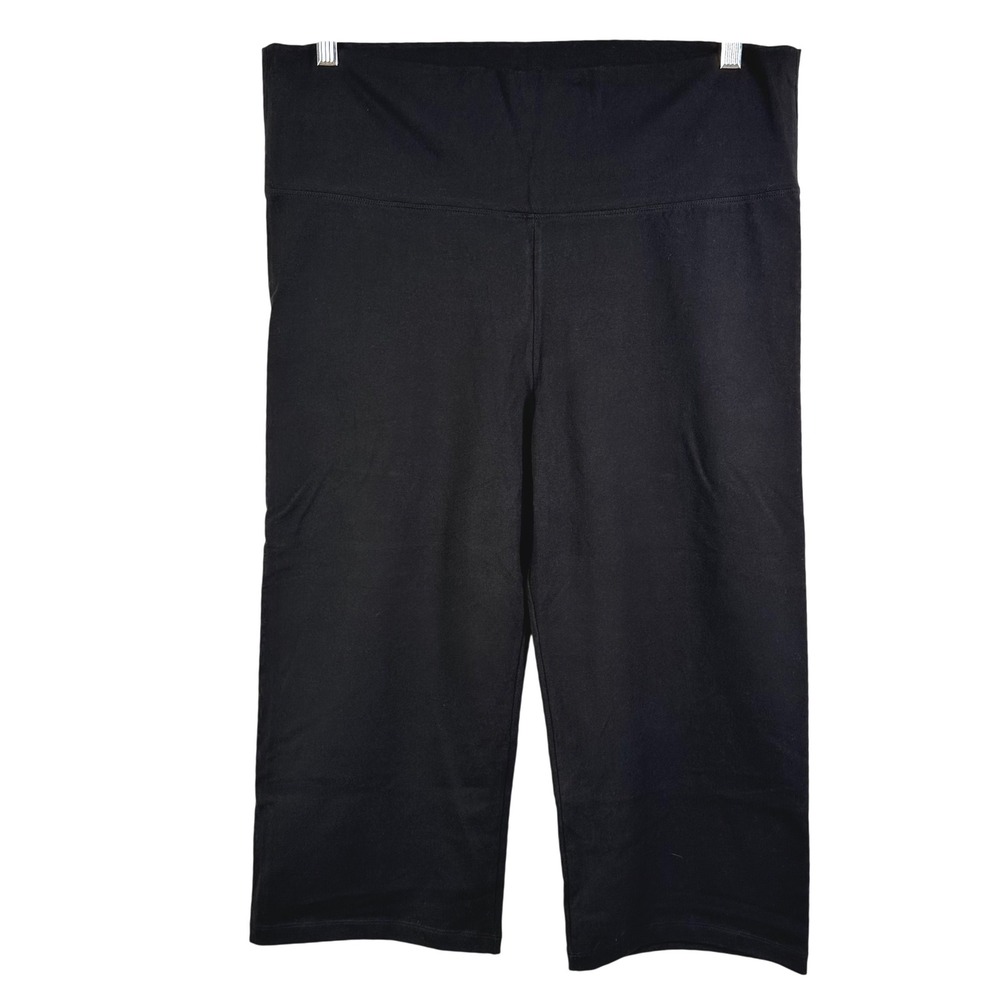 Victorias Secret VS Yoga Pants Black Cropped High Waist Leggings XL
